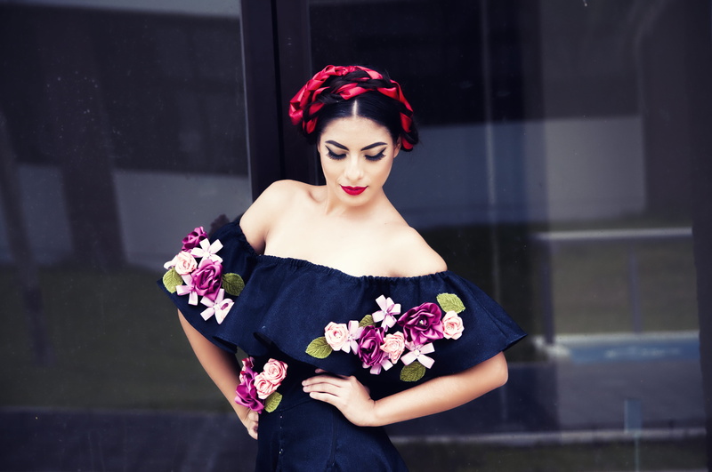 female, lifestyles, outdoors, flower, dress, leisure activity, person, looking, pretty, flower arrangement, young women, girl, one person, flower head