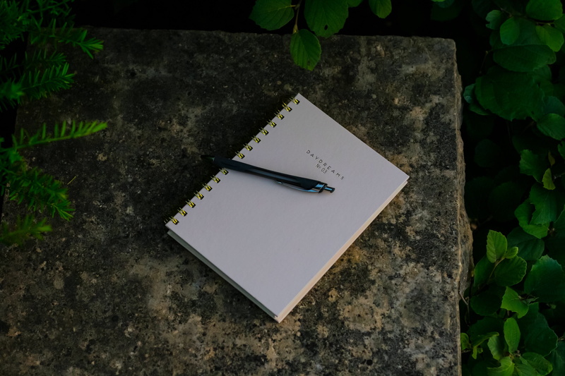 wall, green, notebook, business, note, good vibe, pen, journal, blogger, click, document, education, table, notebooking, single Object, good vibes only
