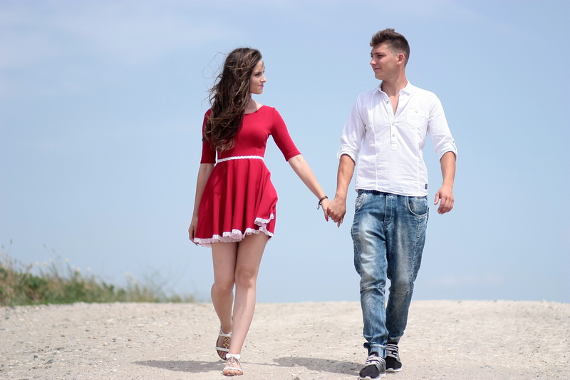girl, boyfriend, young couple, heterosexual couple, man, positive emotion, jeans, two people, shirt, men, emotion, holding, 4K, boy, women, togetherness