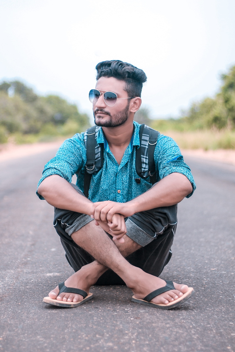 glasses, 4K, one person, wear, young adult, handsome, front view, sunglasses, male, outdoors, trendy, casual, looking, pose, lifestyles, model, men, road