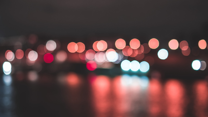 urban, white, city, abstract, photography, glowing, city life, bokeh, circle, alcohol, multi colored, dark, headlight, lighting equipment, flare, lens flare