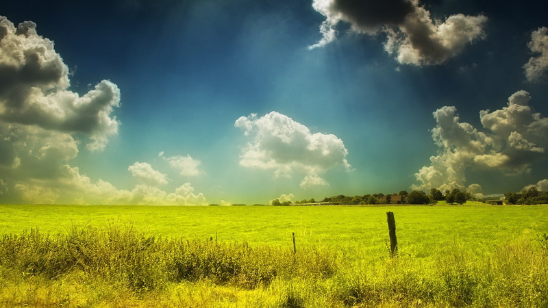 grass, nature, 1080P, field, clouds, hd, luxembourg