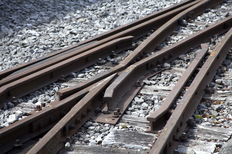 track, built structure, gravel, transportation, rail transportation, railway, mode of transportation, rock - object, train, rails, no people, railroad track