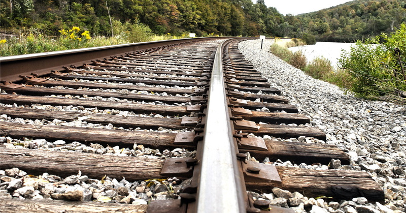 1080P, no people, summer, railroad tie, love images, season photos, metal, transportation, rail transportation, tree, gravel, track, landscapes, growth