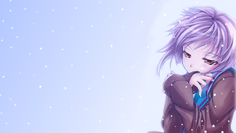 Nagato Yuki, leisure activity, Suzumiya Haruhi no Yuutsu, illuminated, The Melancholy of Haruhi Suzumiya, people, portrait, arts culture and entertainment