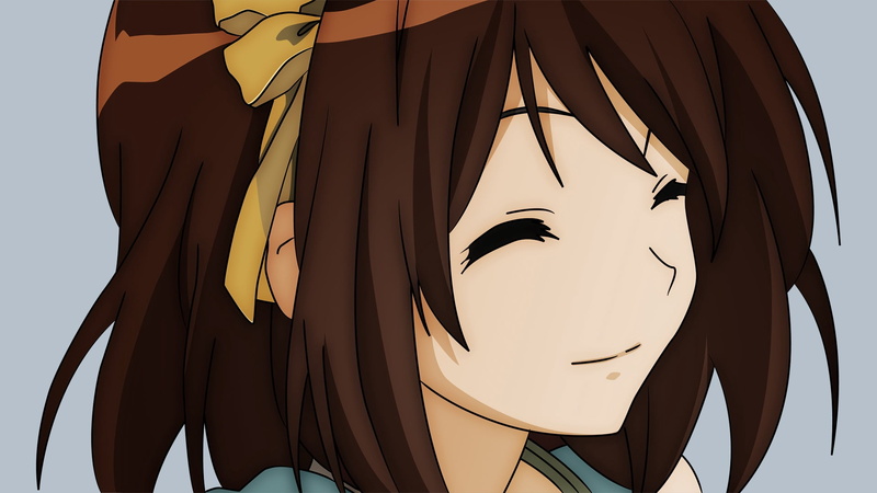  pattern, pleasure, sculpture, craft, sunlight, girl, nature, suzumiya haruhi, standing, anime, 1080P, representation, no people, midsection
