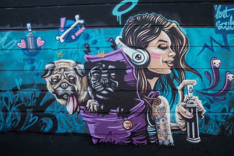 WALL, STREET ART, Lost Souls, 4K, GRAFFITI, LONDON, MURAL