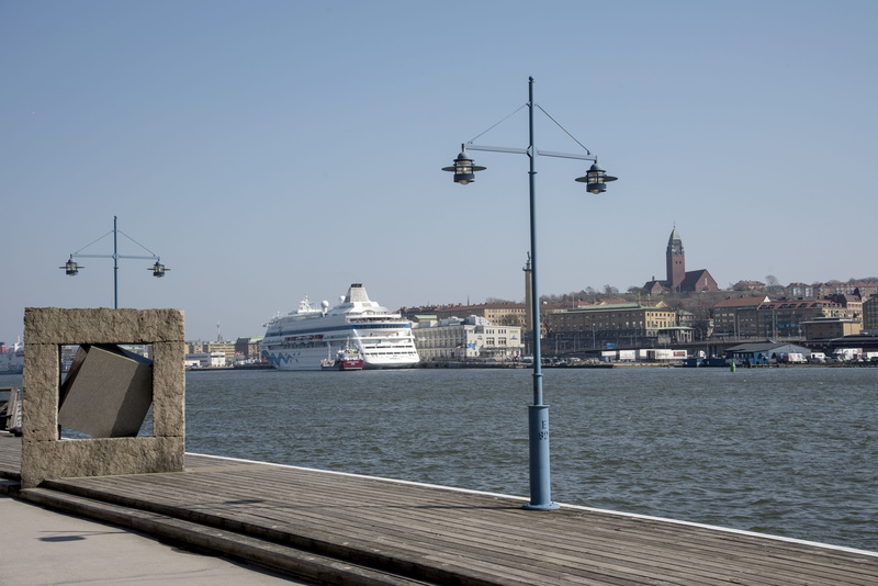 sweden, mode of transportation, cruiser, coastal, no people, today, transportation, architecture, city, all, 5K, nature, sunlight, ship, gothenburg, harbor
