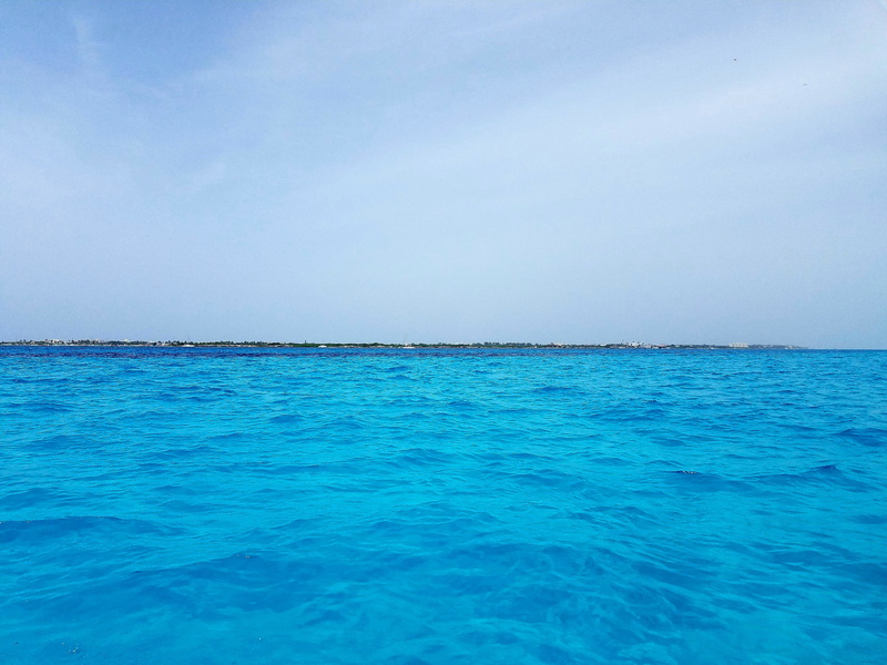 vacation, island, isla mujeres, sea, summer, mexico, horizon over water, copy space, turquoise colored, tranquility, no people, seascape, water, sky, day
