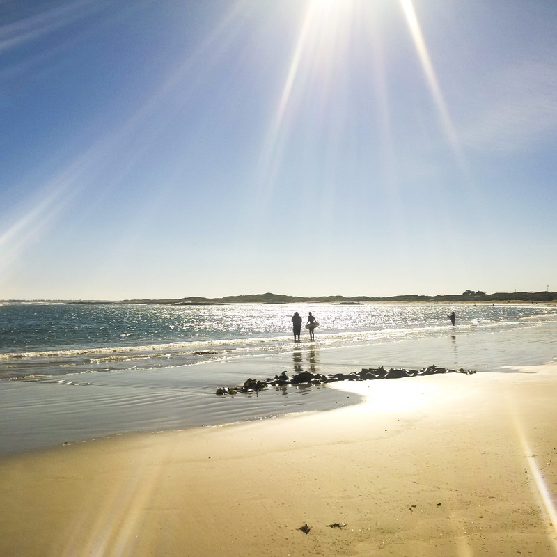 sunlight, fair weather, lens flare, outdoors, sea, sun, men, nature, horizon over water, sunbeam, lifestyles, water, sunny, scenics - nature, summer, beach