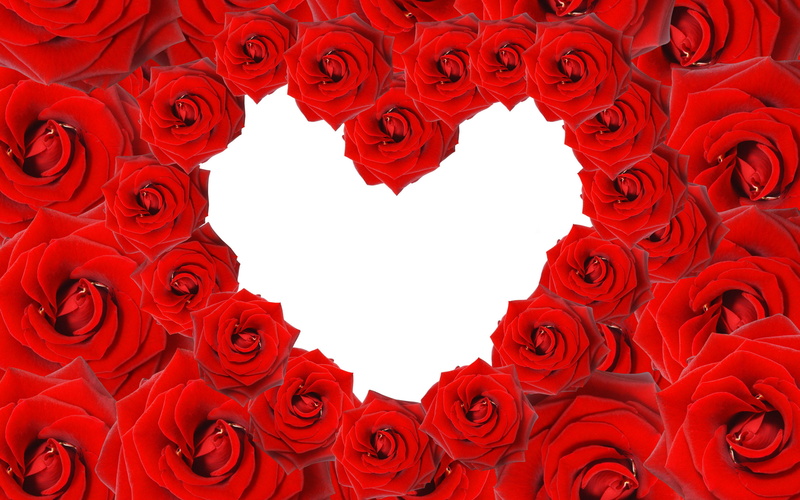 red, heart, amp, 2K, roses, love
