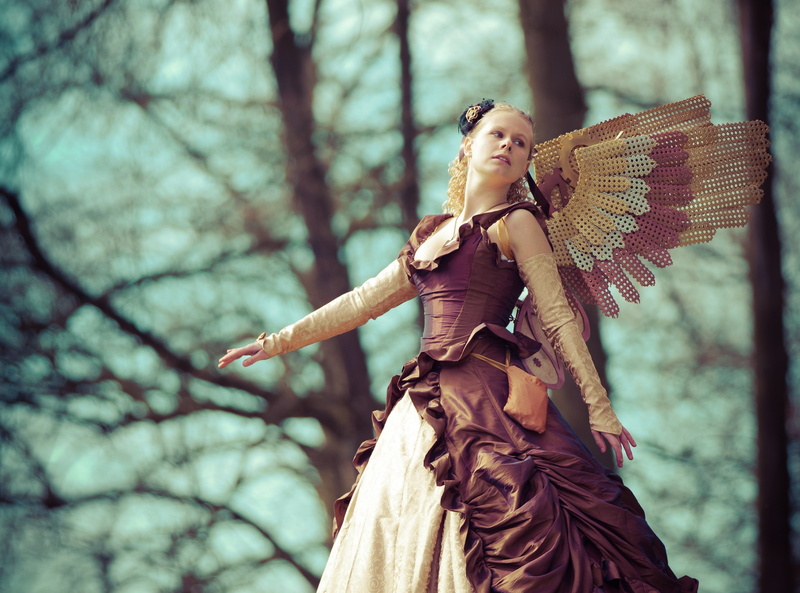 elffantasyfair, makeup, beautiful woman, fashion, foto, plant, Fairy, Beauty, glamour, clothing, beautiful people, tree, qsimple, one person, s, females