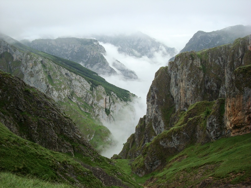 purity, rock, idyllic, mountain Peak, fog, formation, outdoors, grass, ascension, day, tranquility, europe, mountain range, remote, beauty in nature, tranquil scene