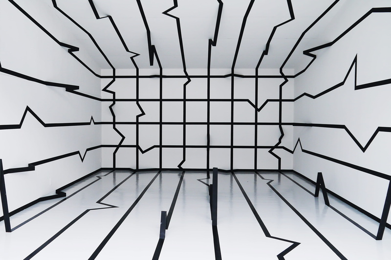 studio shot, installation, digital, shape, japan, directly below, mitoyo, indoors, awashima island, broken, glass - material, bnw, metal, backgrounds, close-up