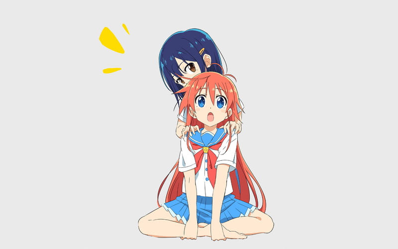 Flip Flappers, 1080P, Anime, Kokona (Flip Flappers), Papika (Flip Flappers)