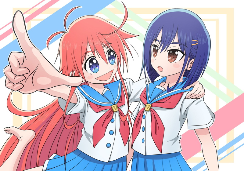 1080P, Flip Flappers, Papika (Flip Flappers), Anime, Kokona (Flip Flappers)