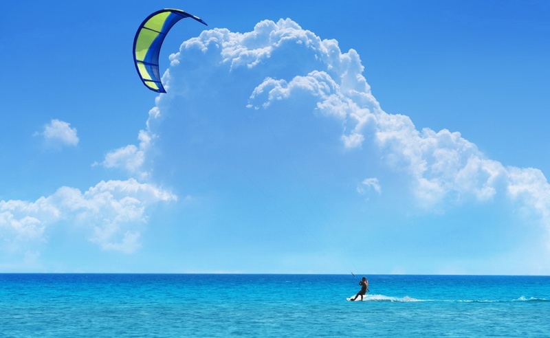 Surfing, Sports, Kitesurfer, 2K