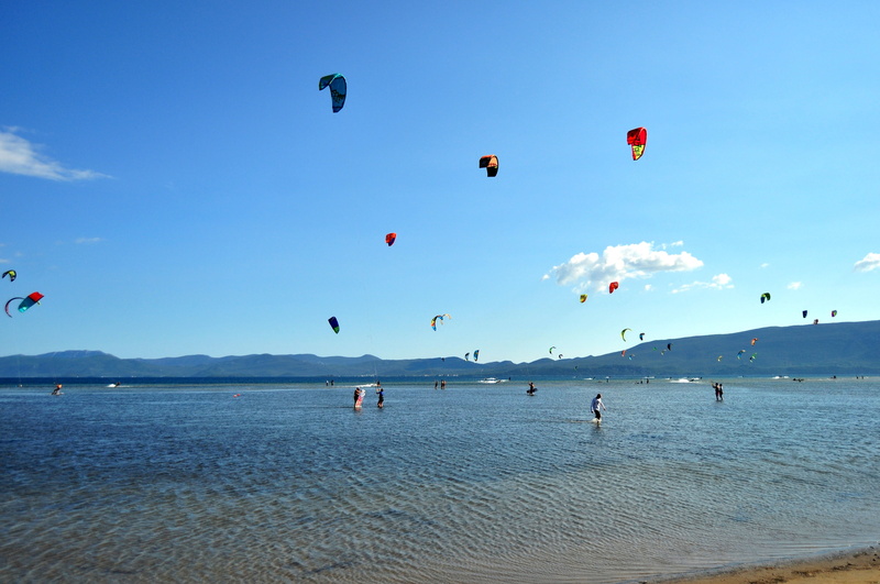 travel destinations, mountains, day, beach, incidental people, transportation, water sport, sky, 4K, land, hot air balloon, nature, sea, summer, mouth of the neretva
