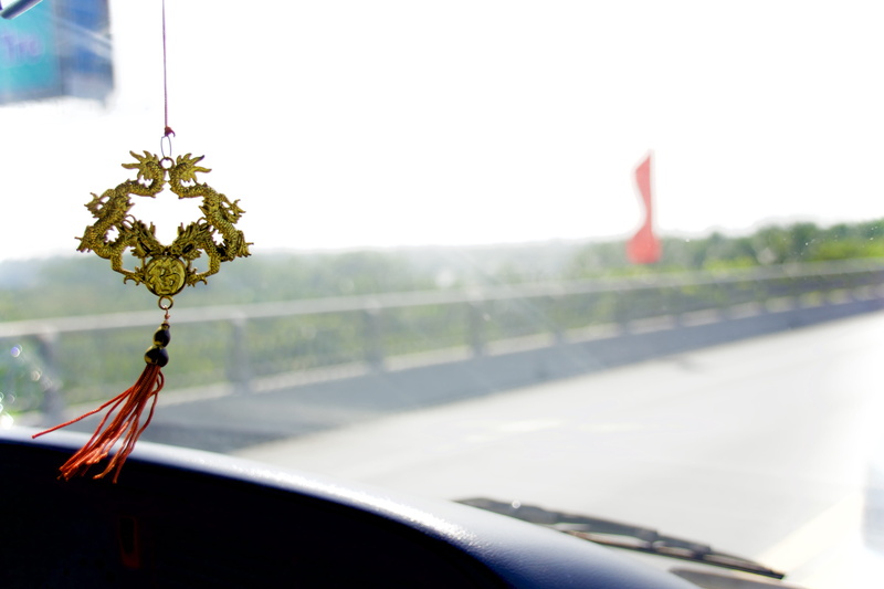 day, car point of view, glass - material, vehicle interior, transparent, sky, charm, saigon, road, outdoors, transportation, vĩnh long, 5K, land vehicle