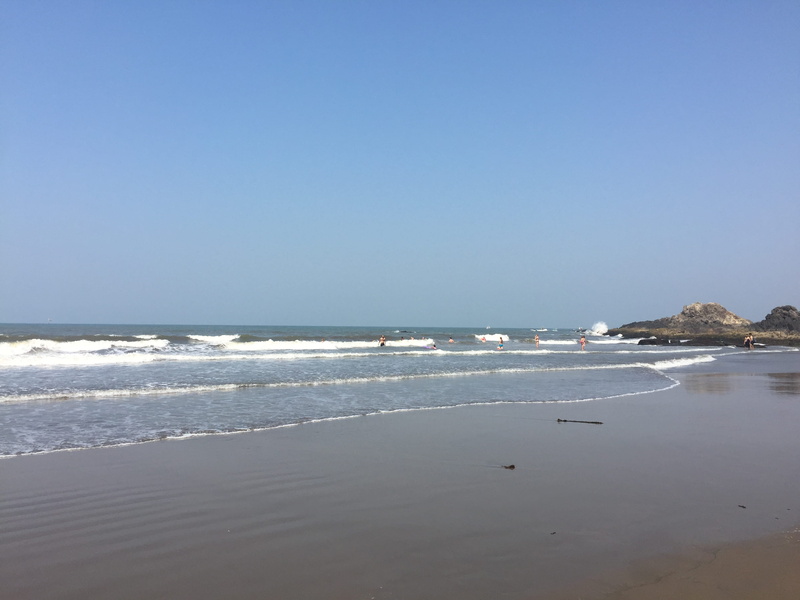blue, nature, horizon over water, outdoors, water, day, copy space, sea, tranquility, wave, horizon, vagator, land, goa, beach, ocean, relax, clear sky