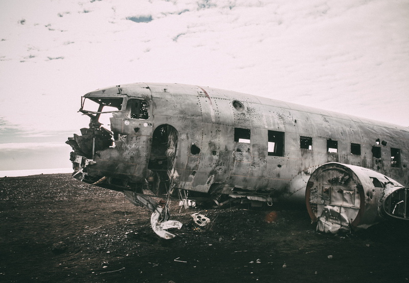 military, damaged, decline, 2K, tank, field, airplane, grayscale, land, military uniform, navy, iceland, no people, grey, soldier, aerospace industry