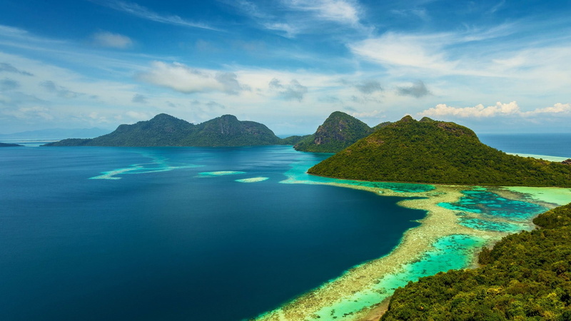 Sea, Dulang Island, Earth, Ocean, 1080P, Island, Malaysia