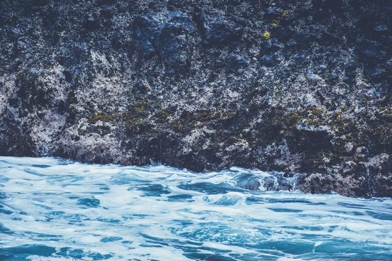 flowing water, tranquility, nature, rock, water, sport, tranquil scene, scenics - nature, sea, united states, solid, motion, lava rock, 5K, island, ocean