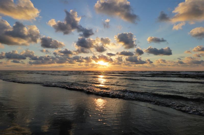 sunlight, sea, ocean, texas, reflection, sunset, no people, sunrise, horizon over water, wave, land, tranquil scene, idyllic, cloud - sky, beauty in nature