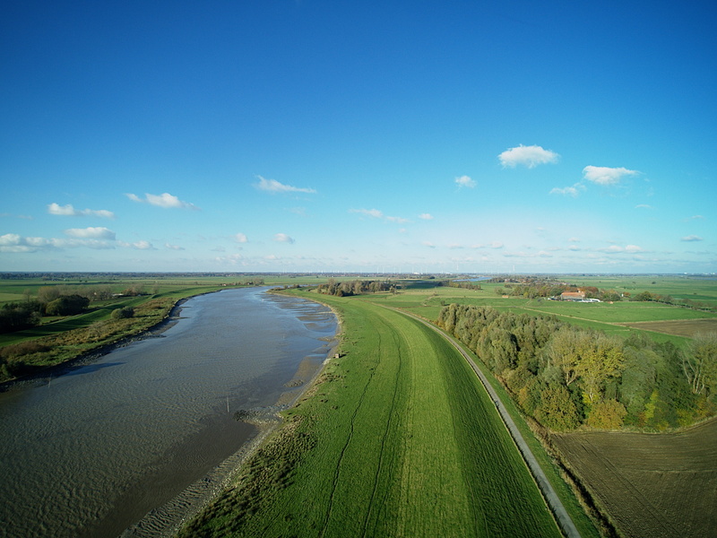 water, outdoor, tranquility, 4K, plant, Landscape, Multicopter, day, road, the way forward, Foto, field, outdoors, blue, nature, scenics - nature, ostfriesland
