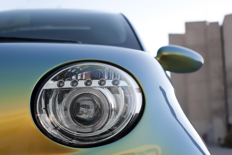 mode of transportation, coupe, city, no people, luxury, motor vehicle, close-up, headlight, travel, rinspeed, metal, uc, retro styled, lighting equipment