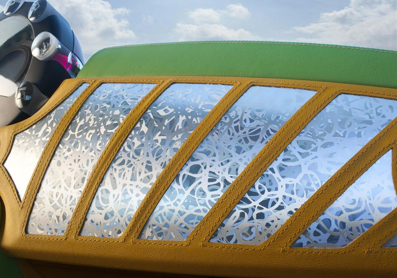 fruit, nature, uc, day, rinspeed, travel, sunlight, coupe, pattern, floral pattern, design, mode of transportation, 720P, no people, outdoors, car, low angle view