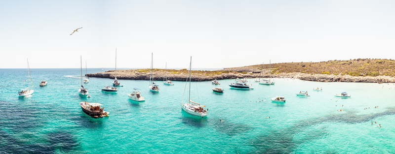 sail, beach, 8K, the ocean, Andrés Nieto Porras, panorama, yacht, photographer, photo, boat, Paradise, island