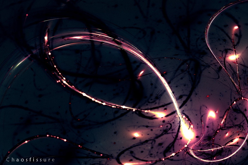 fractal, abstract, 720P, glowing, streaks