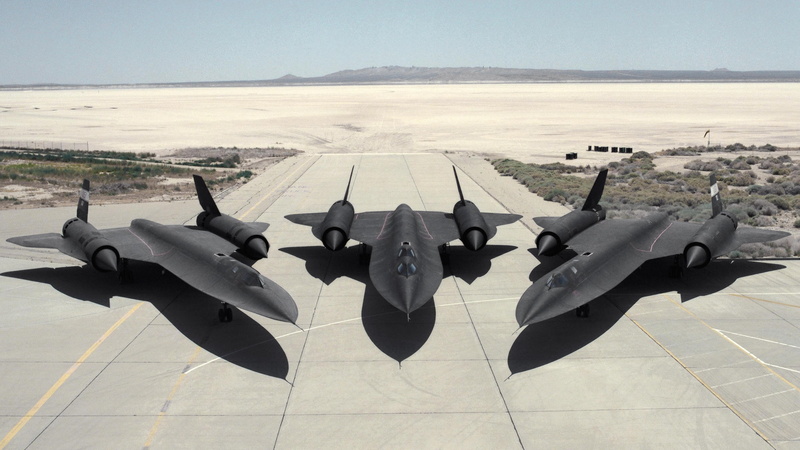 plane, Blackbird, 4K, fighter, daytime, aircraft, SR-71, Lockheed, three, runway, jet, U.S. Air Force