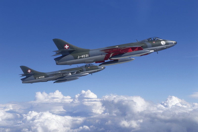 4K, 1954, hunter t7, royal air force, kingdom, fighter, ground attack, aircrafts, united, reconnaissance, bomber, hawker