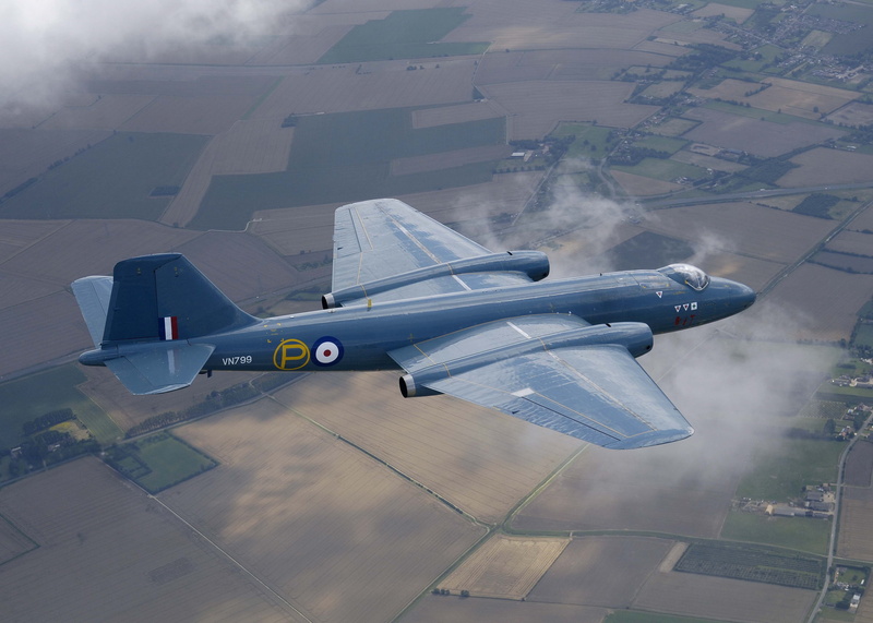 aircrafts, united, kingdom, ground attack, jet, 4K, reconnaissance, royal air force, electric, bomber, canberra pr9, 1951, english