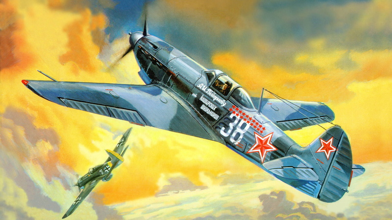 mode of transportation, Yakovlev, government, outdoors, figure, gray, fighter plane, As-9T, 1080P, Soviet single-engine fighter, low angle view, on the move