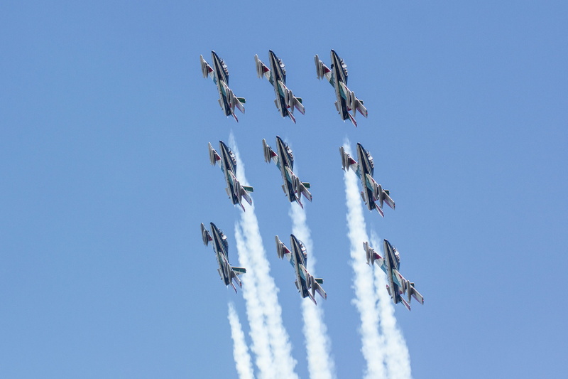 fighter plane, grand prix, 2K, jets, mode of transportation, nature, airplane, flying, transportation, smoke - physical structure, day, cooperation, cloud - sky