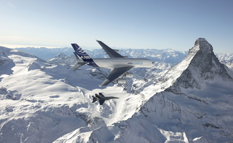 mountain, 861, 2559x1571 px, Military Aircraft, Airbus A, a, Passenger Aircraft, 1080P, 380, mcdonnell douglas f, airplane, photography, Switzerland, aircraft