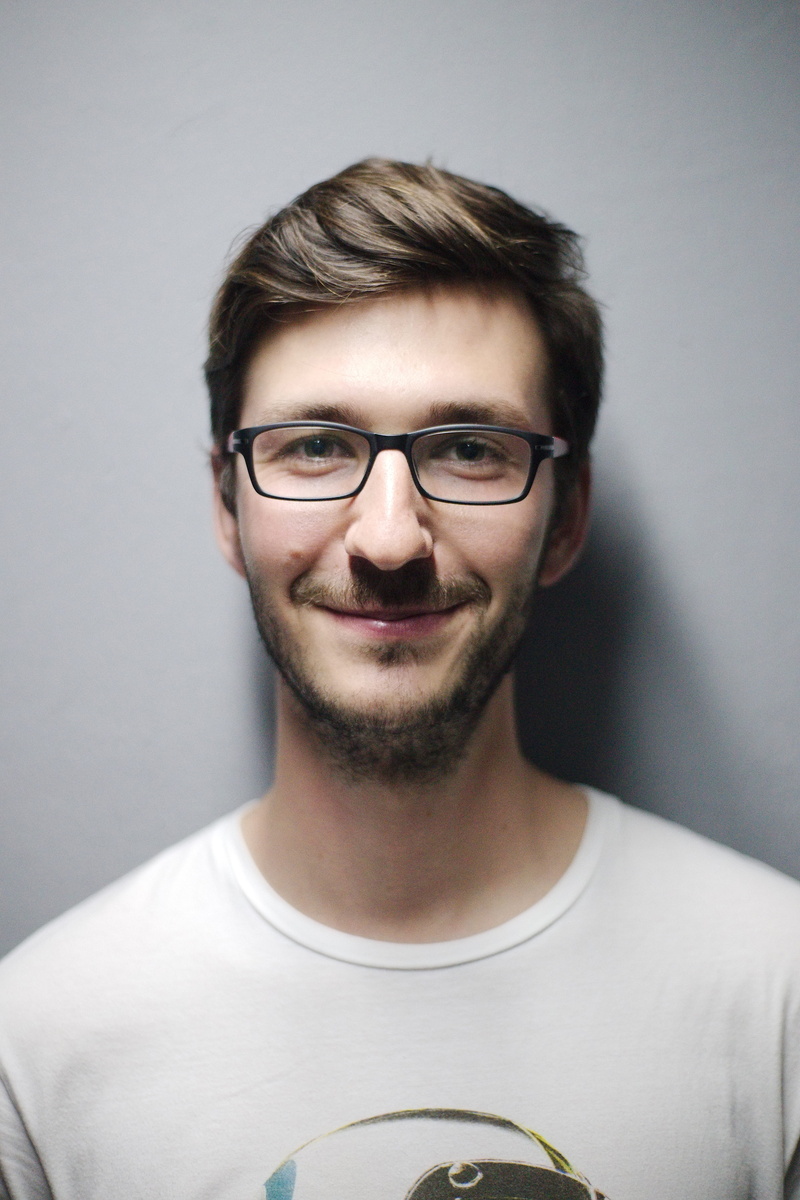 people, gray background, studio shot, eyes, indoors, gray, boy, guy, headshot, person, young adult, man, happiness, young men, facial hair, facial expression