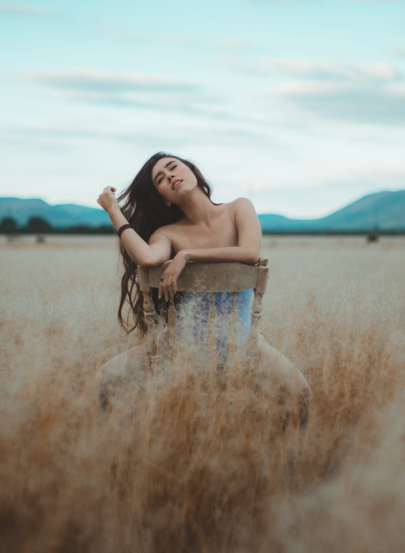 women, posing, modeling, armless, female, beautiful woman, relaxation, tranquility, meadow, cloud, fashion, mountain, field, outdoor, young adult, hair