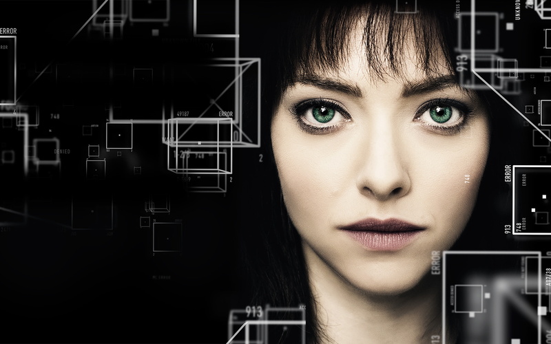 young adult, film, indoors, lipstick, one person, looking at camera, seyfried, young women, body part, beauty, technology, studio shot, digital composite