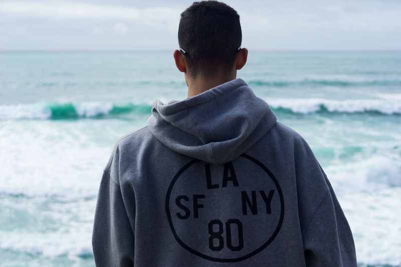 scenics - nature, man, hoodie, body, real people, vacations, shore, sea, hood - clothing, facing, land, person, one Person, grey, daytime, color Image