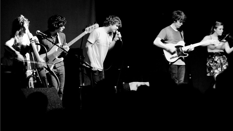 concert, entertainment occupation, neck, musical equipment, guitar, stage, music, ra ra riot, young men, young adult, band, crew, crowd, indoors, shirts