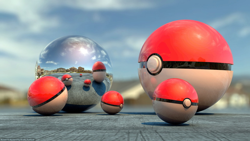 1080P, ball, poke, cartoon/comic, pokemon, hd