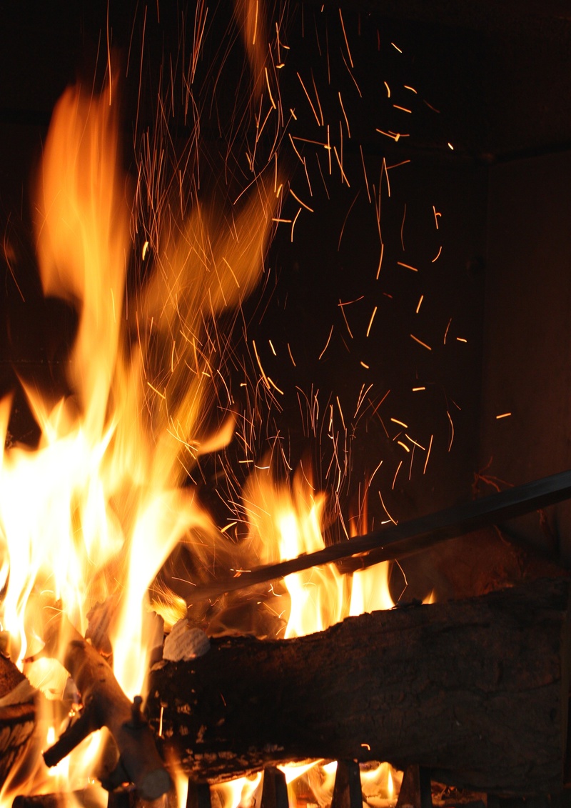 burn, no people, burning, 2K, light, atmosphere, close-up, heat - temperature, fire, campfire, long exposure, sparks, fireplace, turn on, wood, motion