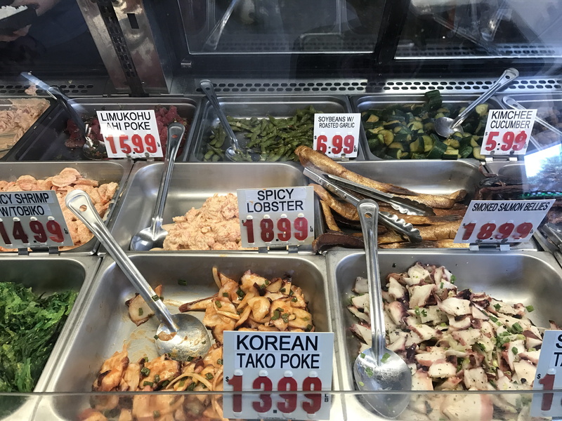 variety, abundance, communication, for sale, hawaii, fish, choice, freshness, non-western script, store, healthy eating, food, text, price tag, retail