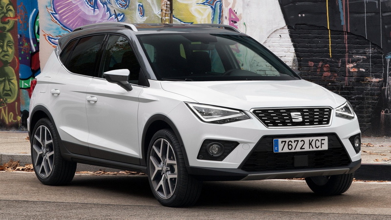 White Car, SUV, Vehicles, Seat Arona, Car, 1080P, Subcompact Car, Crossover Car