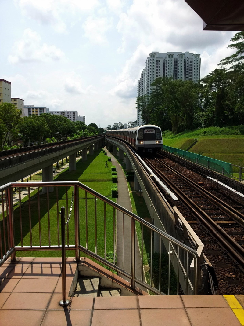 connection, travel, building, city life, plant, built structure, Singapore, Track, mrt, tracks, architecture, sky, public, 1080P, rail transportation