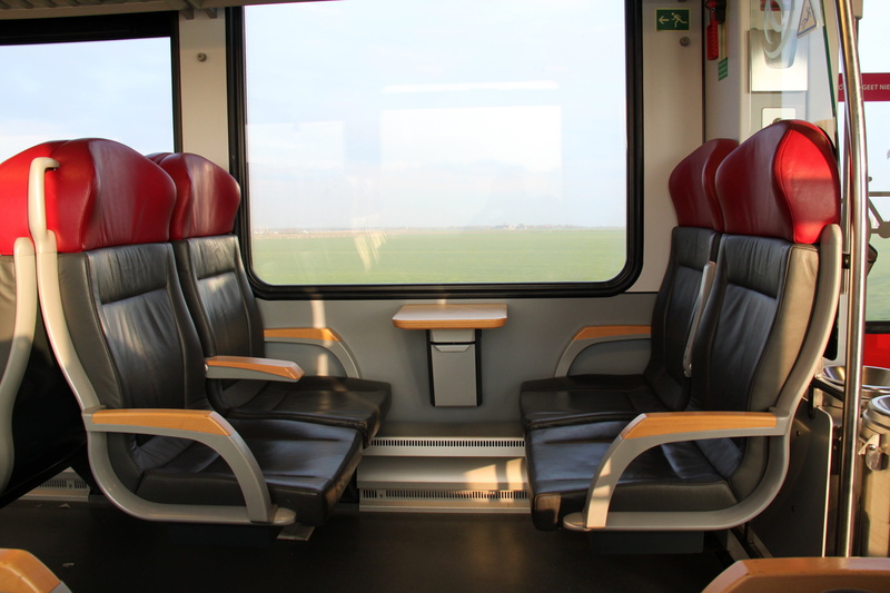 mode of transportation, seating, seat, first class, transportation, vehicle seat, train - vehicle, transparent, train, travel, window, day, indoors, chair